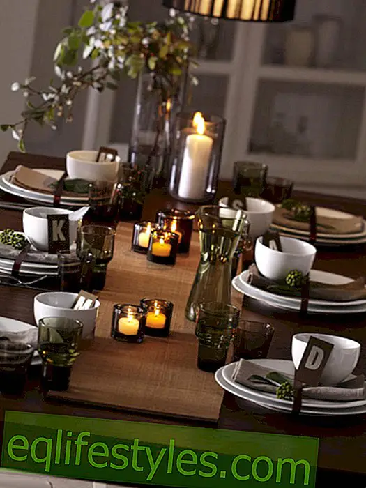 Natural table decoration