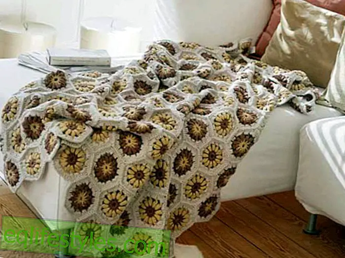 vivre - Tutoriel de crochet: plaid de fleurs à crocheter
