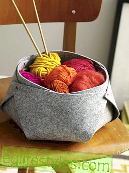 Practical DIY idea: Make basket yourself