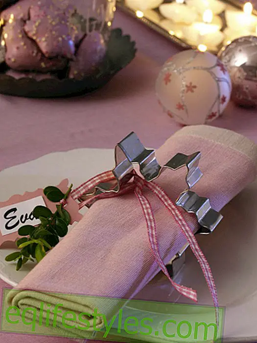 live - Cookie cutter as a napkin ring