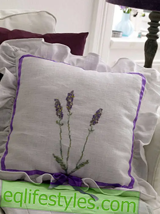 Romantični jastuk od lavande koji napravite sami