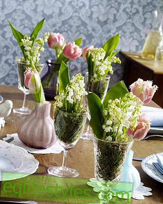 Make ideas for the spring table yourself