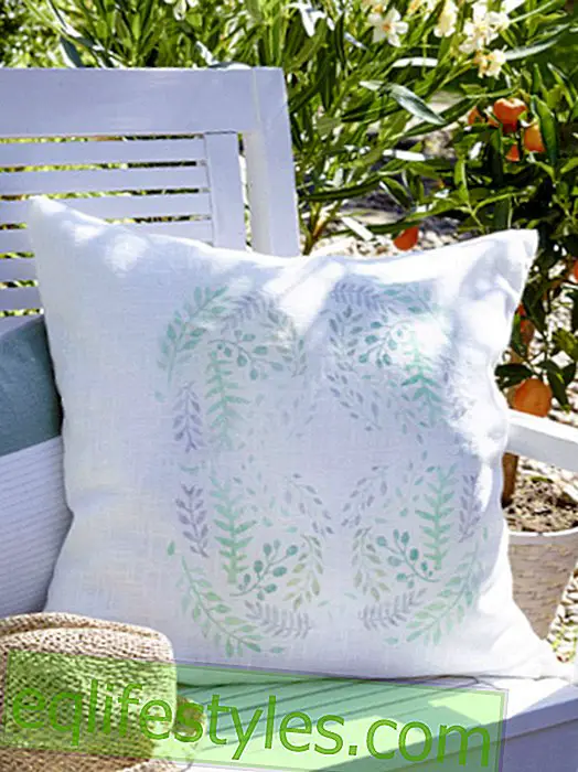 live - DIY idea: Instructions for a cushion cover