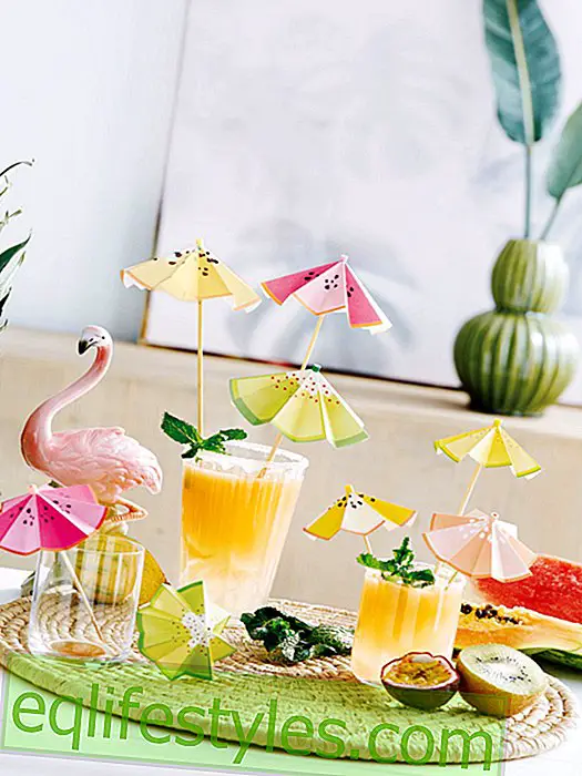 Cheeky cocktail umbrellas to make yourself