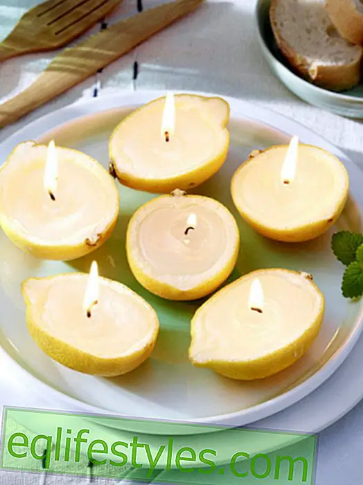 ζω - Φυσική προστασία: χύστε τα κεριά από λεμόνι