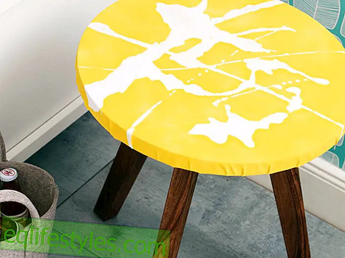 InstructionsStool with wax print