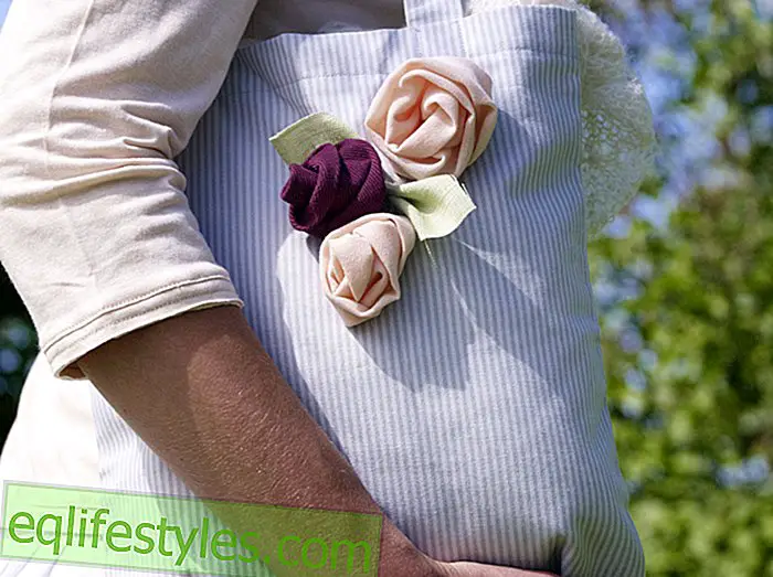 live - It's so easy sewing instructions for fabric roses